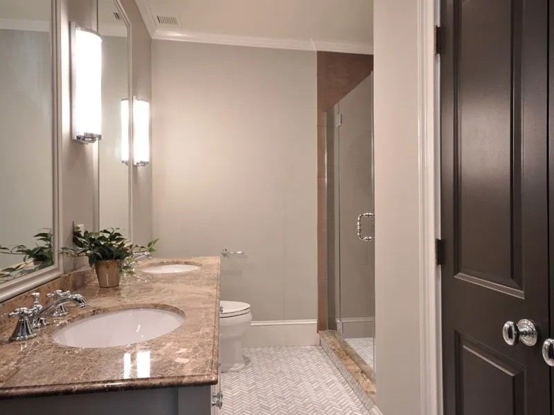 Renovated bathroom in a Beacon Street condominium