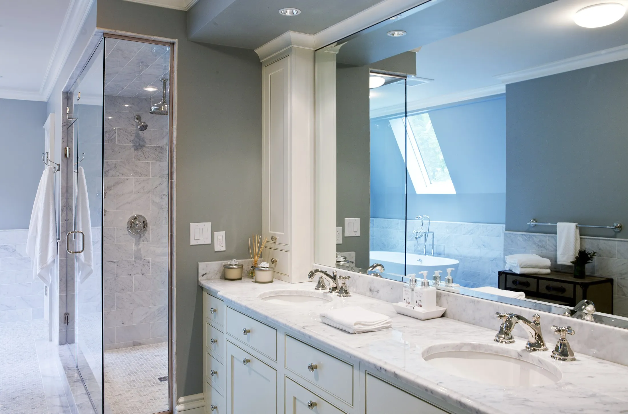 Bathroom renovation by Abrams Builders