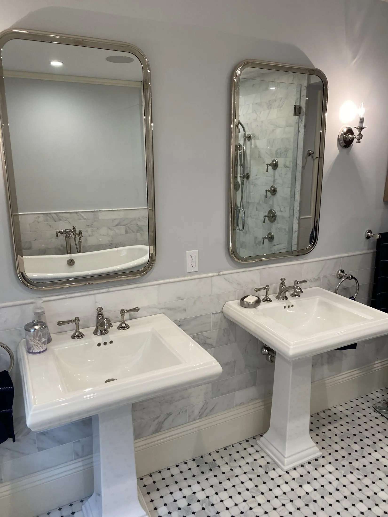 Bathroom renovation by Abrams Builders