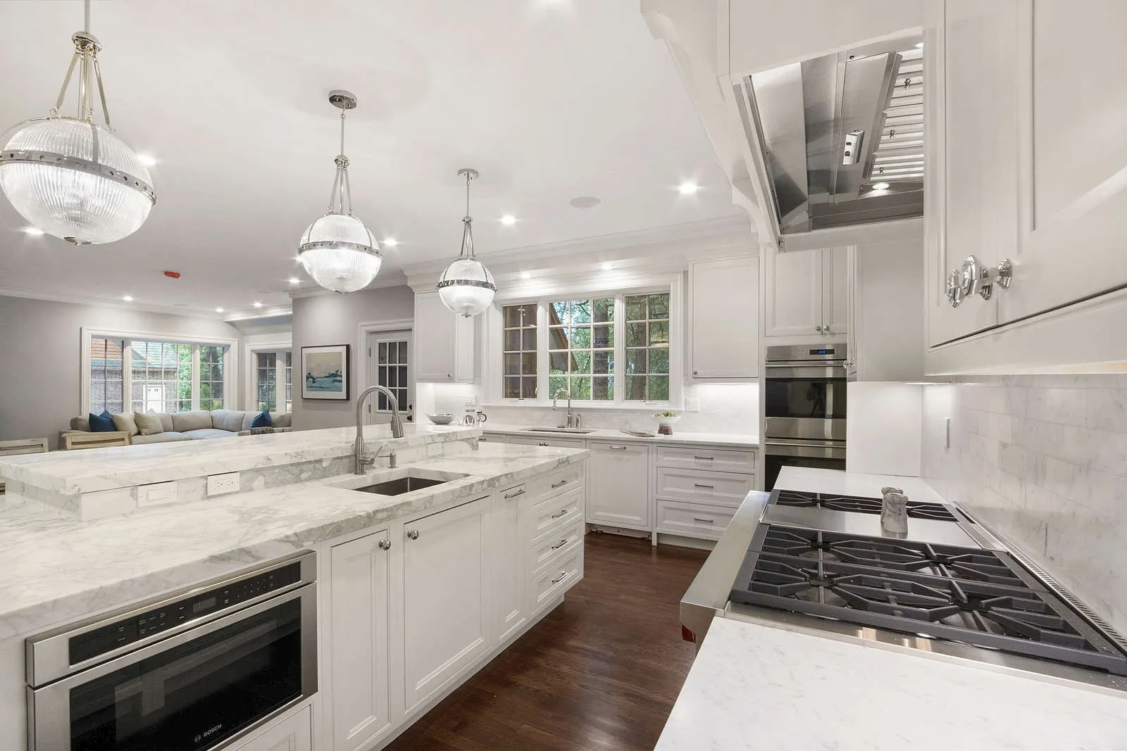 Kitchen renovation by Abrams Builders